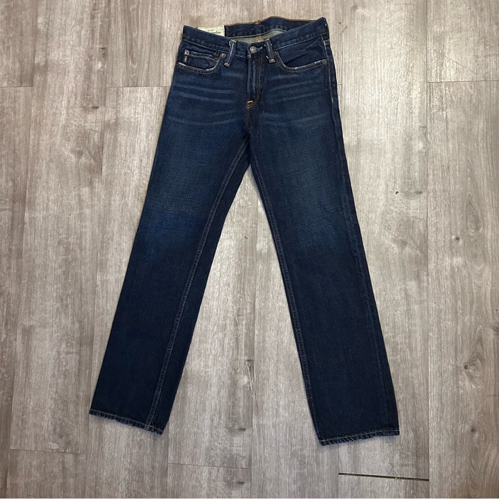 Abercrombie Kids Straight Jeans Dark Wash Size 14